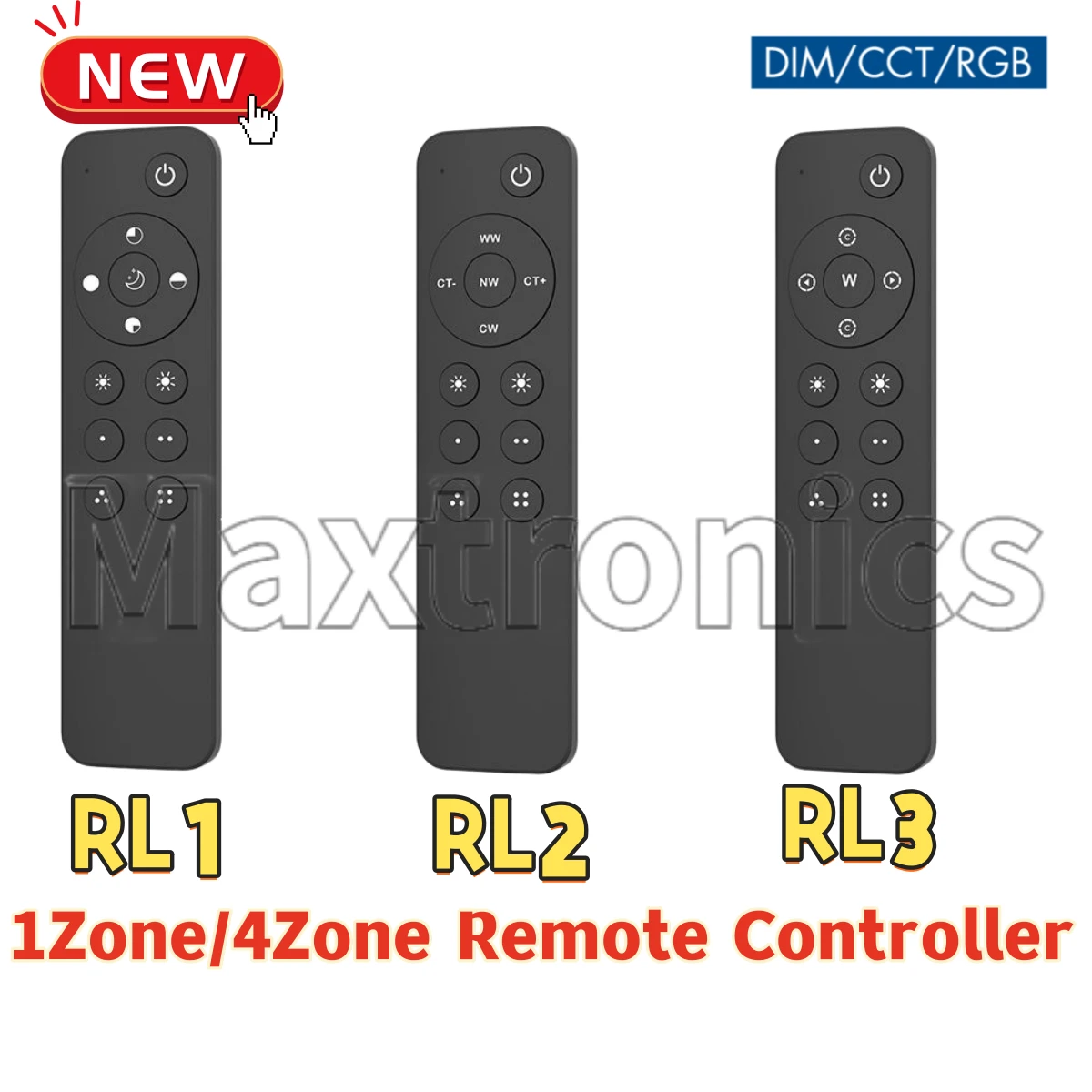 

НОВЫЙ пульт дистанционного управления Skydance RL1/RL2/RL3 для диммирования 1 или 4 зон, для одноцветных/CCT/RGB/RGBW или RGB+CCT светодиодных лент/ламп
