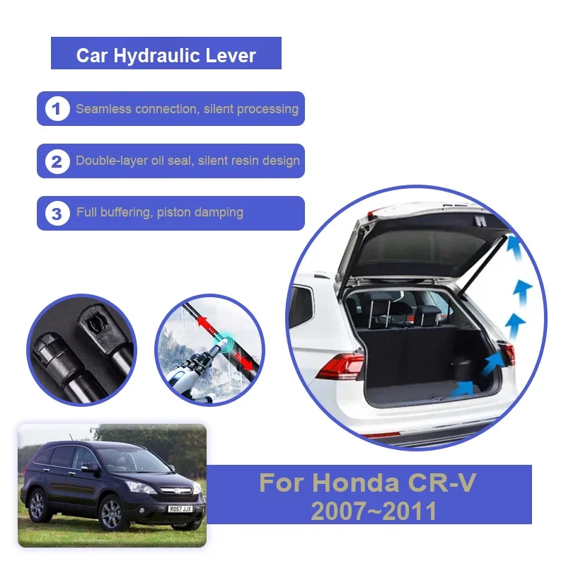 Car Trunk Hydraulic Rods For Honda CR-V CRV CR V 2007 2008 2009 2010 2011 Tailgate Gas Strut Strut Lift Support Auto Accessories