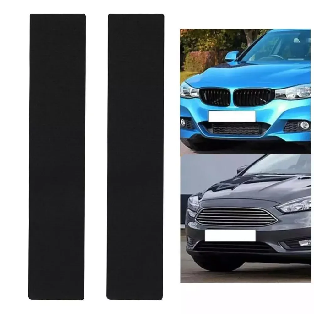Unique Frameless License Plate Holder Excellent Adhesive Number Plate Holder Wear-resistant Black Number Plate Holder Universal