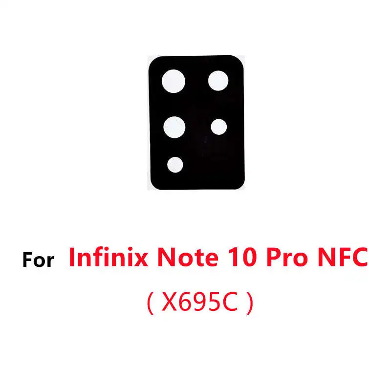 For Infinix Note 11 10 Pro NFC 8 8i Rear Back Camera Glass Lens Cover with Glue Sticker X697 X695 X695D X695C X693 X692 X690