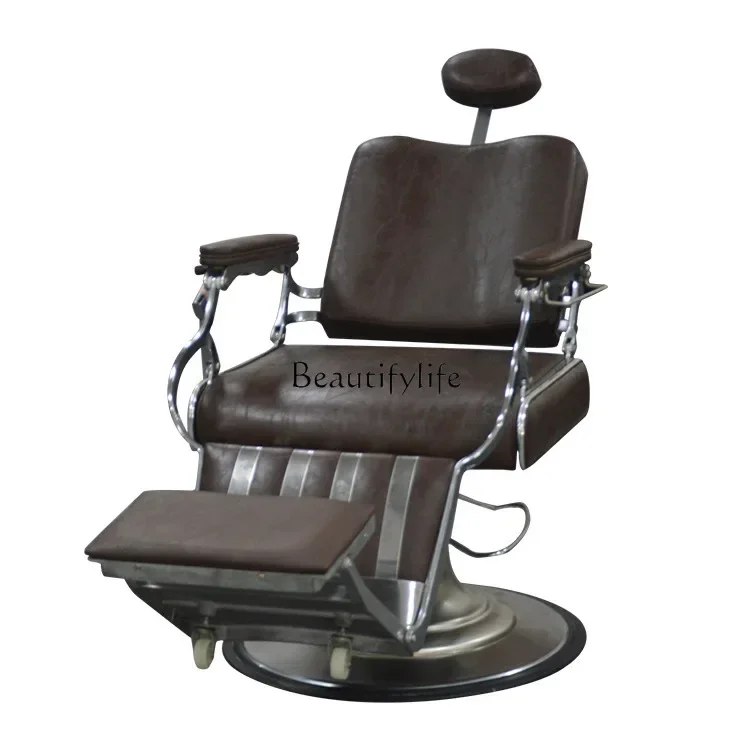 

06Barber shop lift and cut hair chair hair salon shave hair oil head large chair