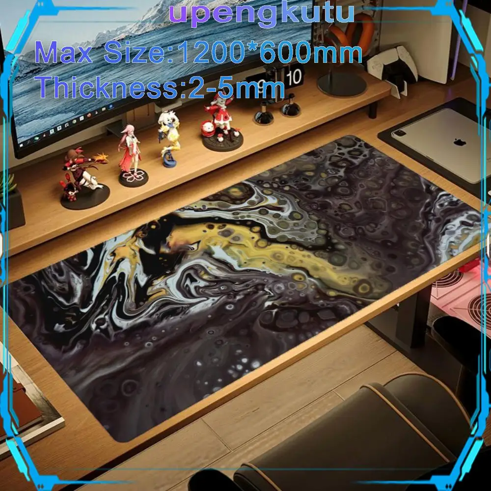 Table rubber anti-slip Pad Ink_Abstract_Painting  Gaming mouse pads Gaming Mousepad Rubber Otaku Cartoon Company table mat