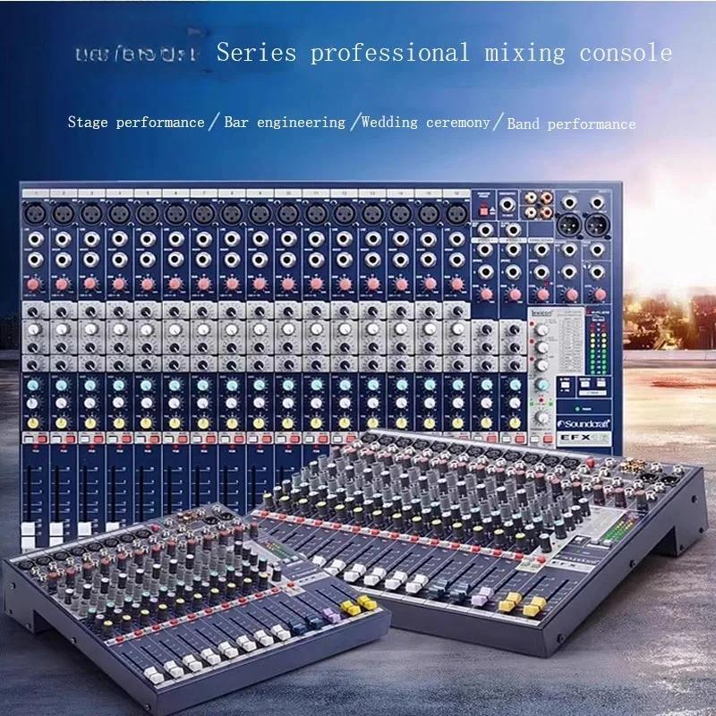 Professional Stage Performance Conference Mixer Soundcraft Sound Art Efx8 Efx12 Efx16 Efx20 Road
