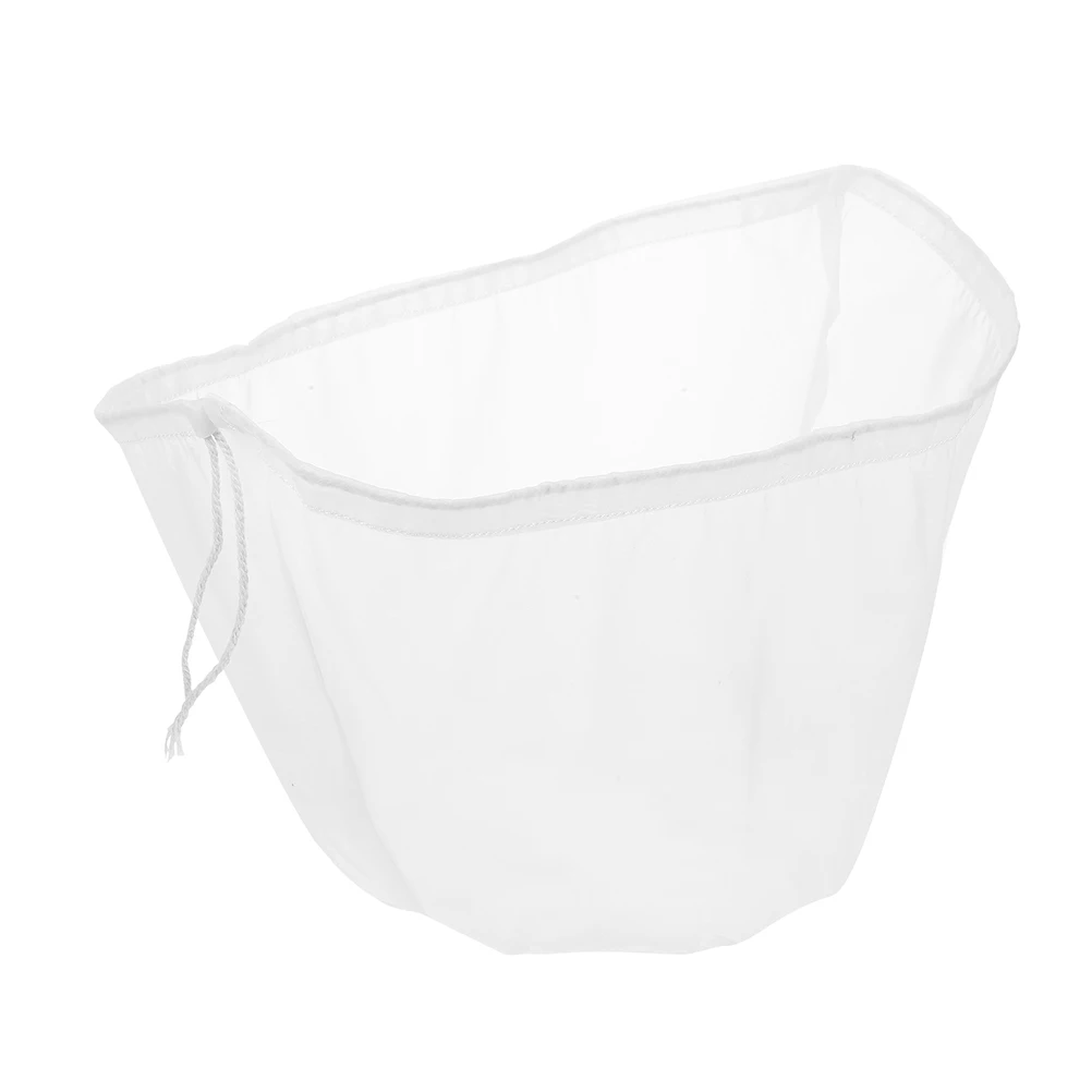 

Fine Mesh Strainer Reusable Nylon Filter For Honey Coffee Nut Milk Juice Drawstring Drainage Bag Detachable Filter Strainer For