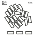 Black-20pcs 6mm