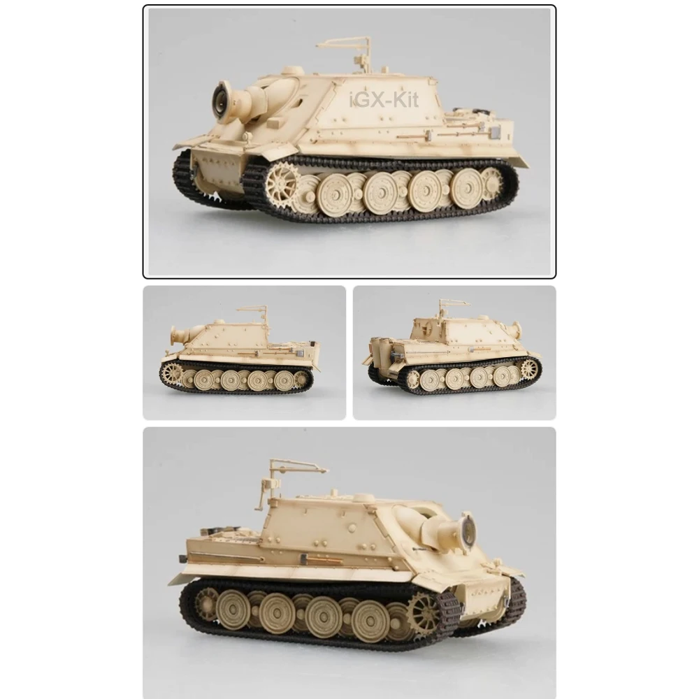 

Easymodel 36100 1:72 Scale German Assault Tiger Heavy Mortar Gun Tank Vehicle Military Plastic Model Static Collection Gift