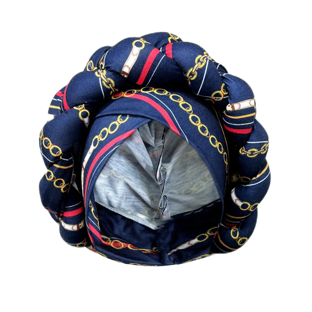 Afrikanische Headtie Motorhaube Hut Turban für Frauen Muslimischen Kopf Wrap Nigerian Schal Geflecht Hijab Femme Chemo Caps Abdeckung – Detail 18