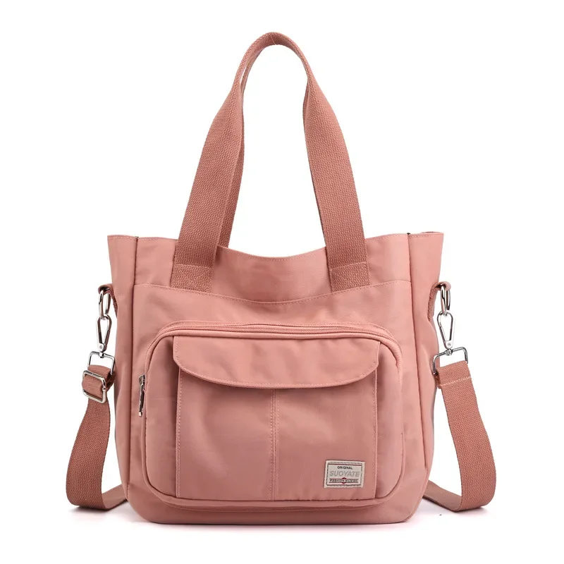 

Canvas Bags Large Capacity Women's Commuter Bags Casual Totes Bag Nylon Messenger Bag 2024 Classic Female