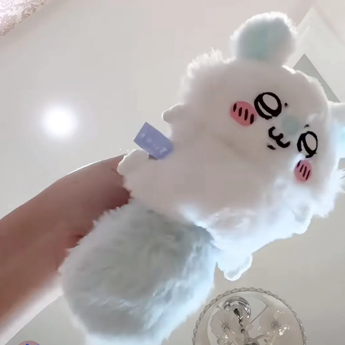 أنيمي المفاتيح قلادة سلسلة من الخرز المفاتيح فتاة kawaii حقيبة قلادة Momonga أفخم دمية لطيف فتاة القلب هدية