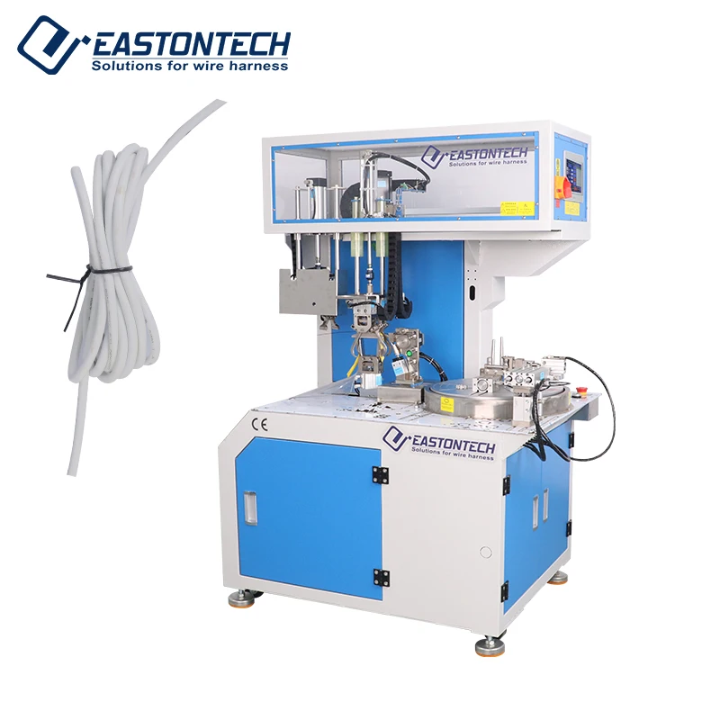 Floor-standing Automatic Power Cord Cable Winding Twisting Tying Machine Big 8 Shape Cable Manufacturing Equipment