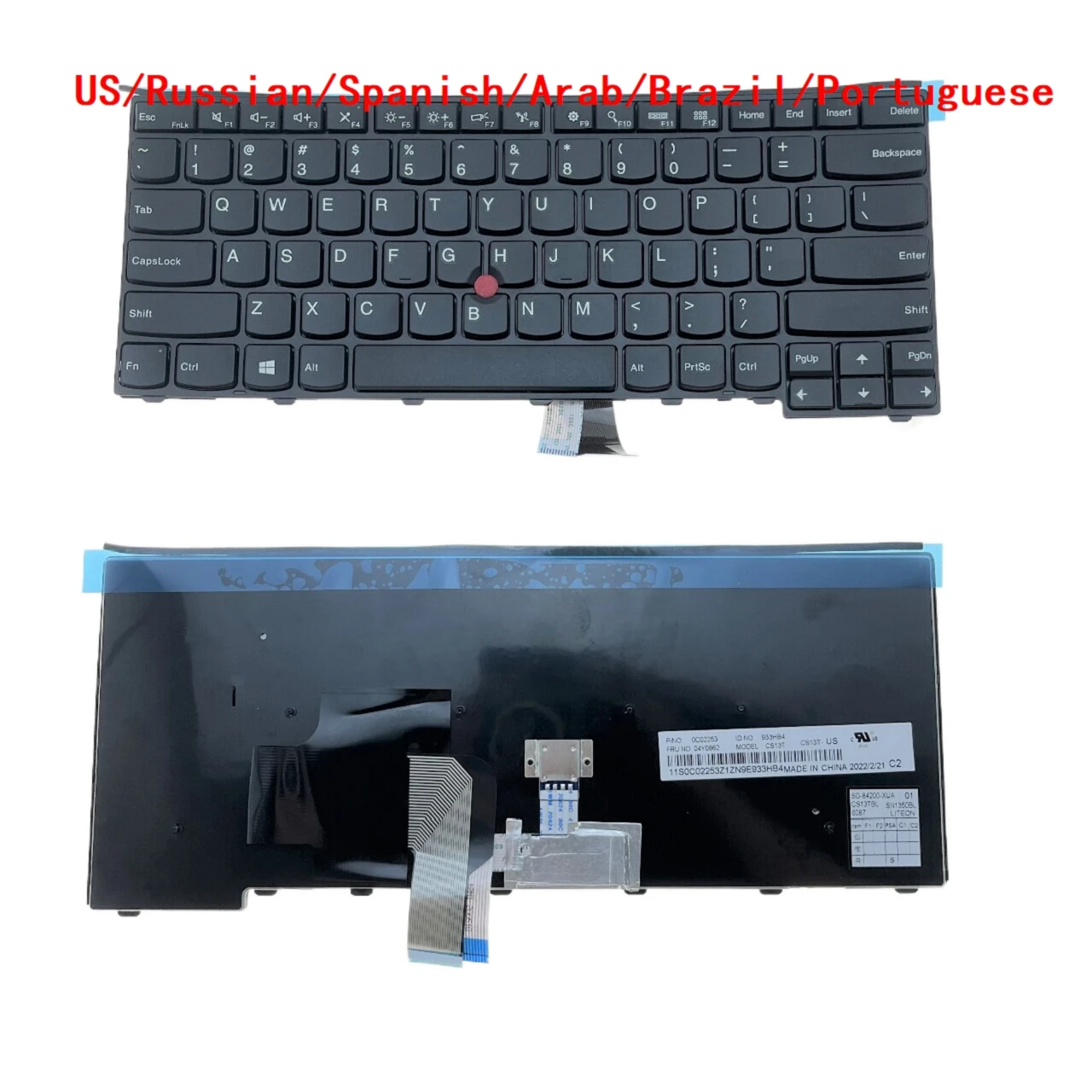 US RU SP AR BR PT Keyboard For Lenovo Thinkpad T440 T440P T440s T431 E431 L440 T450s L450 L460 L470 T431S T450 E440 E431S T460