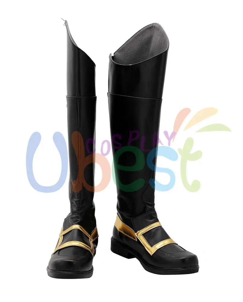 The Great Ace Attorney: Adventures Barok Van Zieks Shoes Cosplay Men Boots