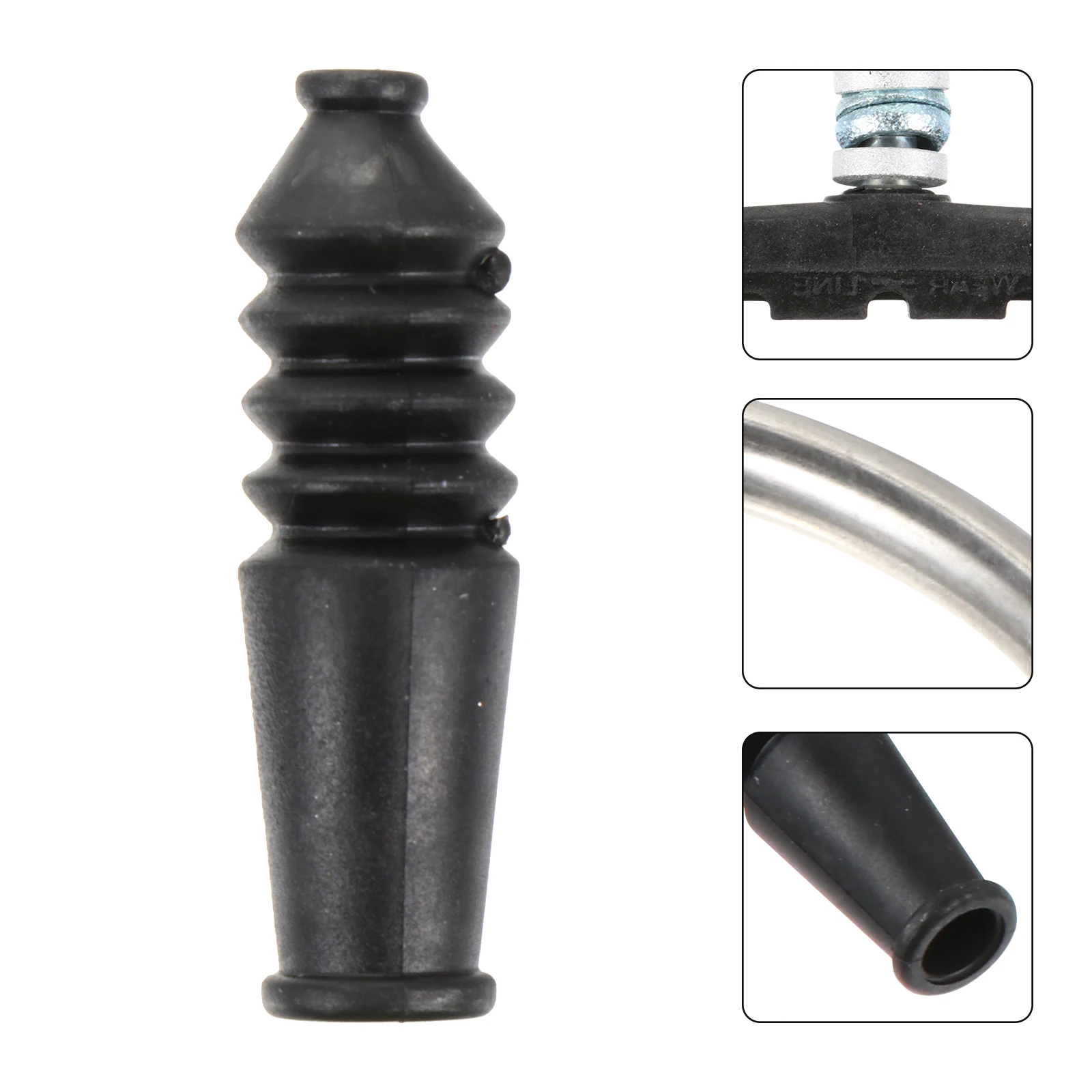 

16 Pcs Pads Set Aluminum V Shape Clamp Brake Set Alloy Ends Stainless Steel Durable Safe Cycling Accessories