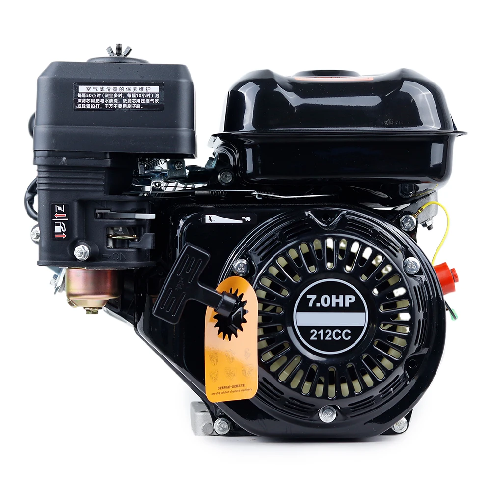 

4-Stroke 210CC 7.0 HP Gas Engine Motor w/Electric Start Upgrade Version For Go Kart Pressure Washers Log Splitters 3600 RPM