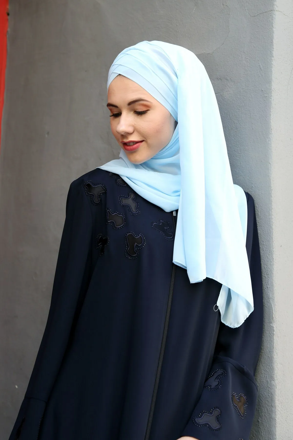 Tri Band Gusset Bone Wrap-Winter Autumn 2021 Muslim Women Hijab headscarf Islamic Turkey