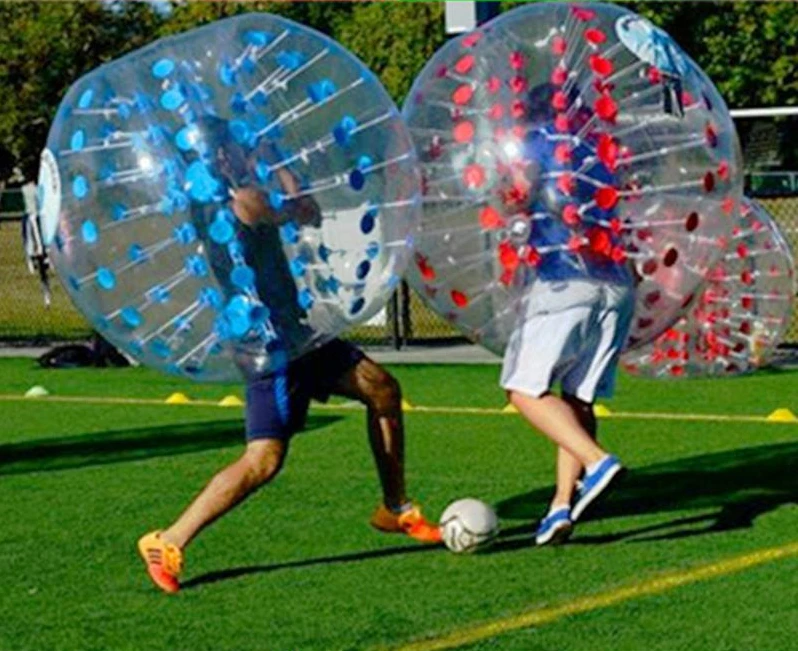 Inflatable pool balls, bubble football, outdoor development, parent-child game props