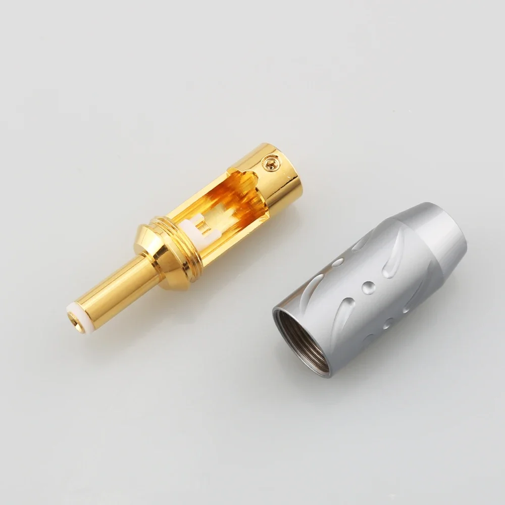 High Quality Viborg DC2.5 Gold-plated DC power plug For HIFI Audio DC Barrel Plug New