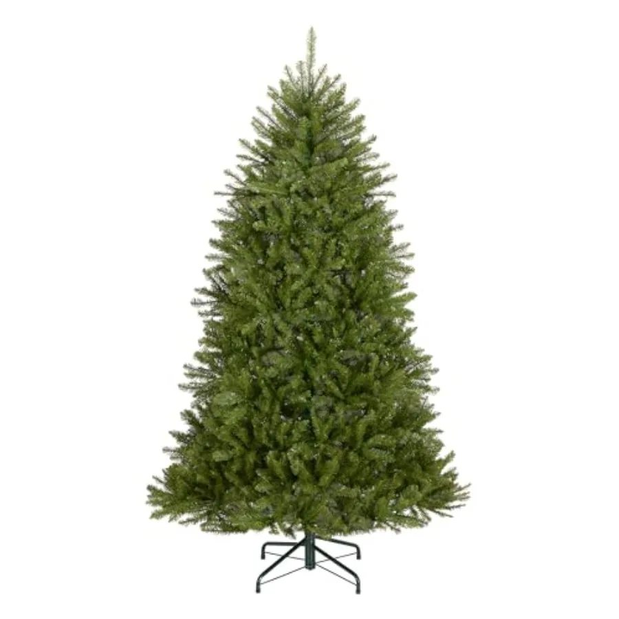

6.5 Feet Unlit Dunhill Fir Full Artificial Christmas Tree, 1, 838 Tips, Includes Stand, Green