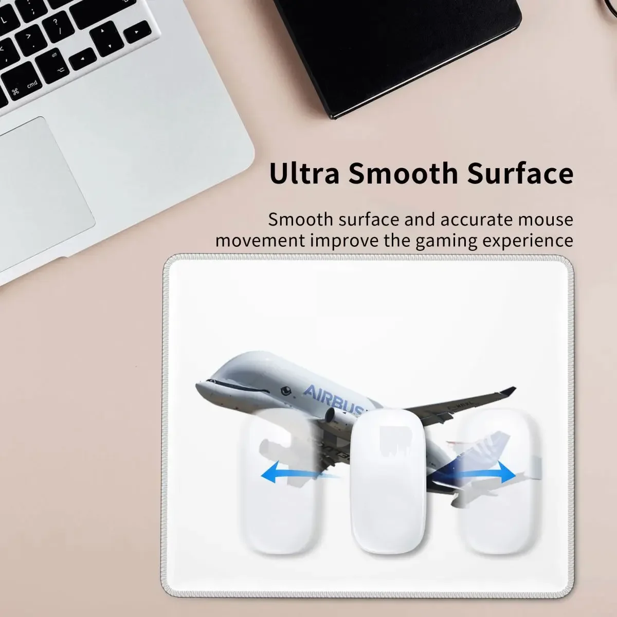 Airbus Beluga Mouse Pad Computer Keyboard Mouse Mat Gaming Laptop Desk Mat Office Table Mats