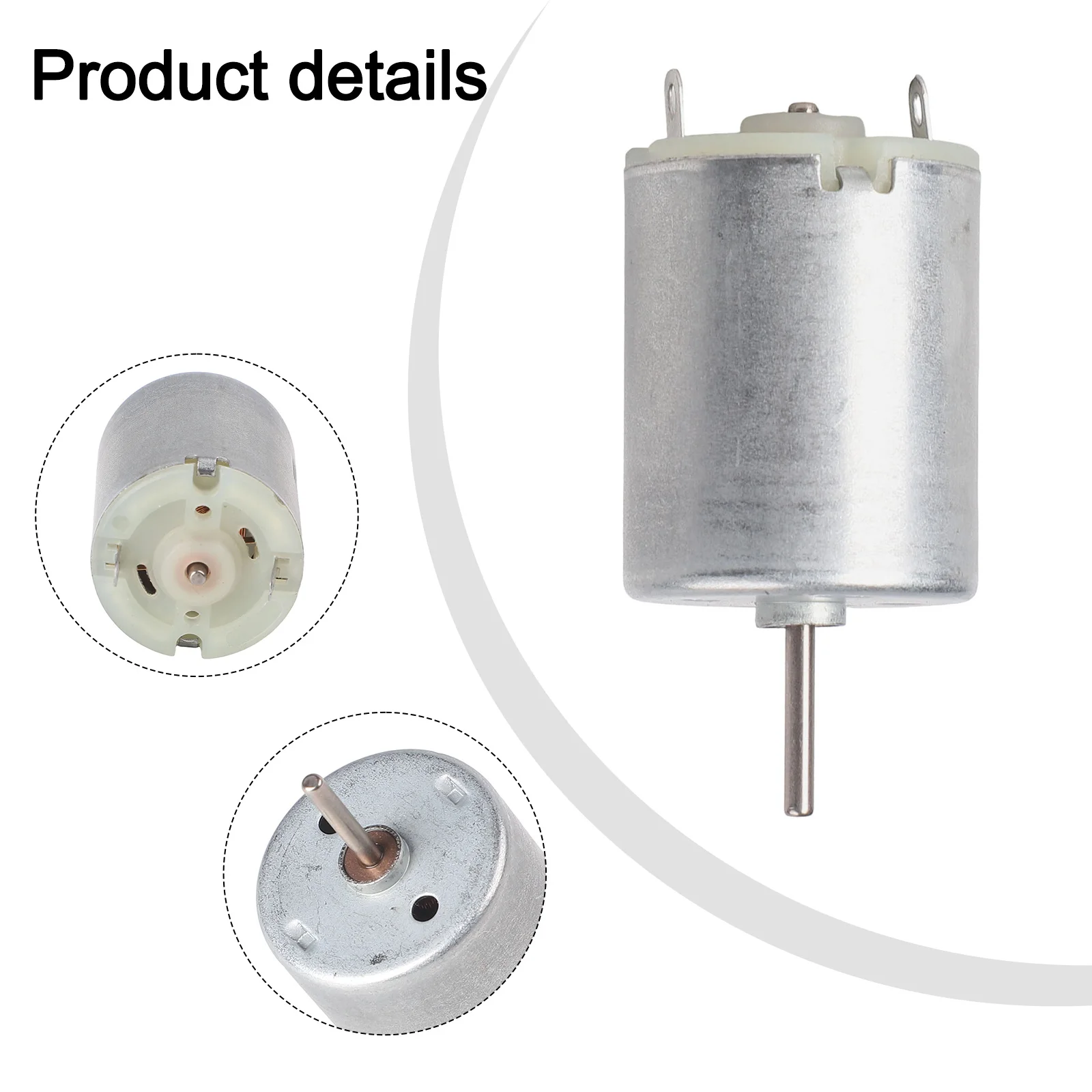 For Miniature 280 DC Motor for Teaching Basic Electrical Principles and Motor Mechanics Compatible with for 3v 6V 12V Power