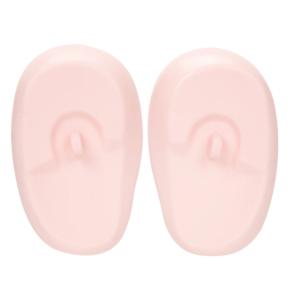 Silicone Hairdressing Ear Cap Earmuffs Reusable Hair Dye Ear Covers Hightlight Ear Protector for Shower Salon Bathing Shower Spa