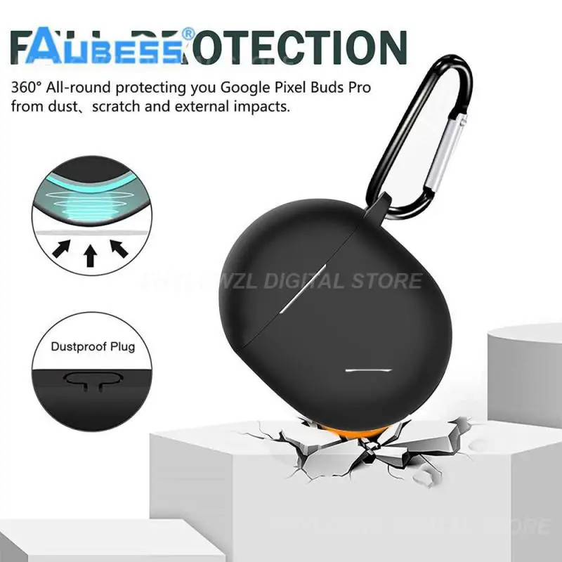 Earphone Case Convenient To Carry Anti-fall Silicone Silica Gel Video Audio Equipment Silicone Case Fashion Stable 21g