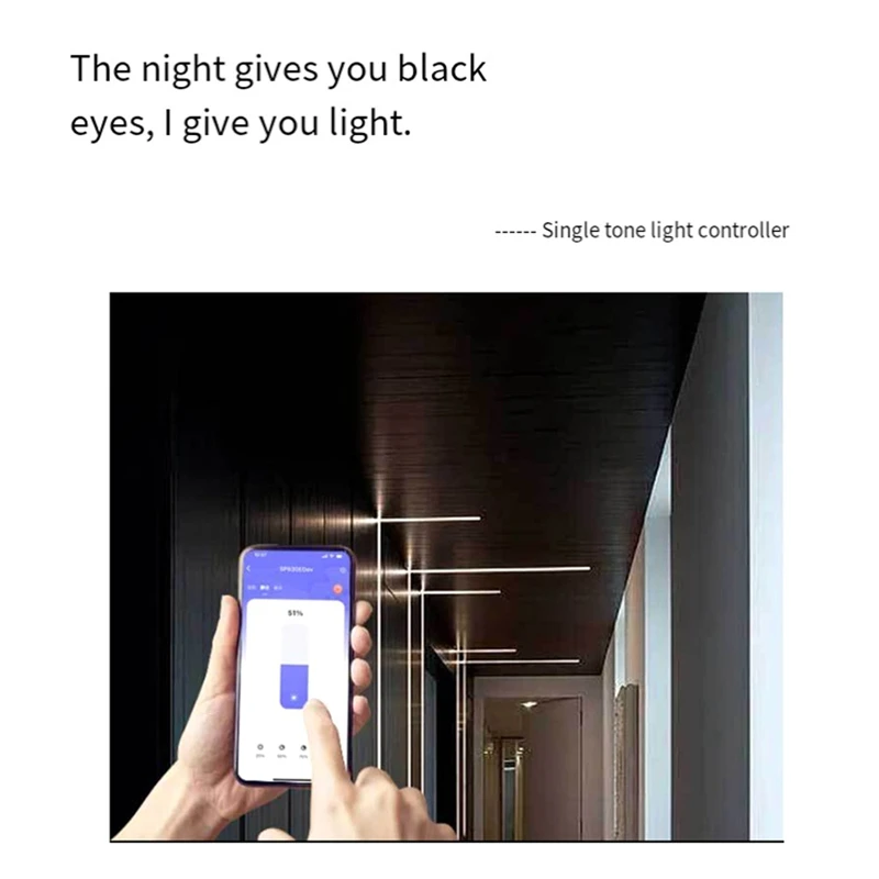 And-SP636E Controller monocromatico SPI DC5-24V con supporto telecomando And-RC1 Telecomando touch 2.4G