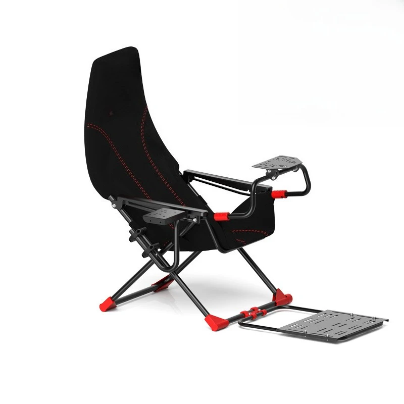 Folding racing emulator seat bracket driving game steering wheel display pedal wholesale high simulation