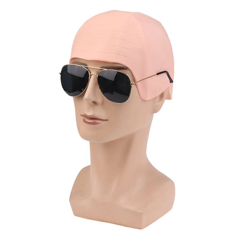 

Multipack of 3 Bald Wig Caps For Halloween Costumes, Theatre Productions and Cosplay