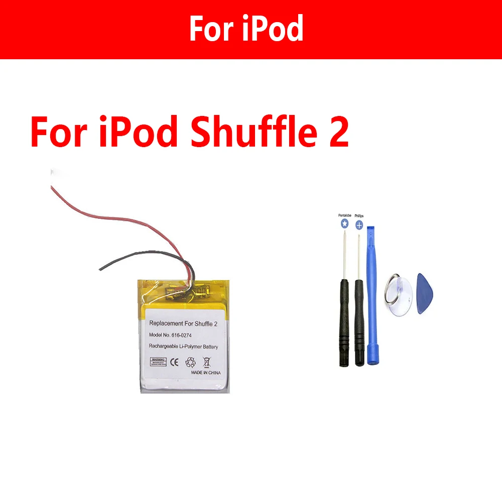 ISUNOO Ersatzakku für iPod Shuffle 1 2 3 4 5 6 7 1. 2. 3. 4. 5. 6. Generation 616-0274 616-0278 A1112 A1373 A1204 A1271 – Detail 3