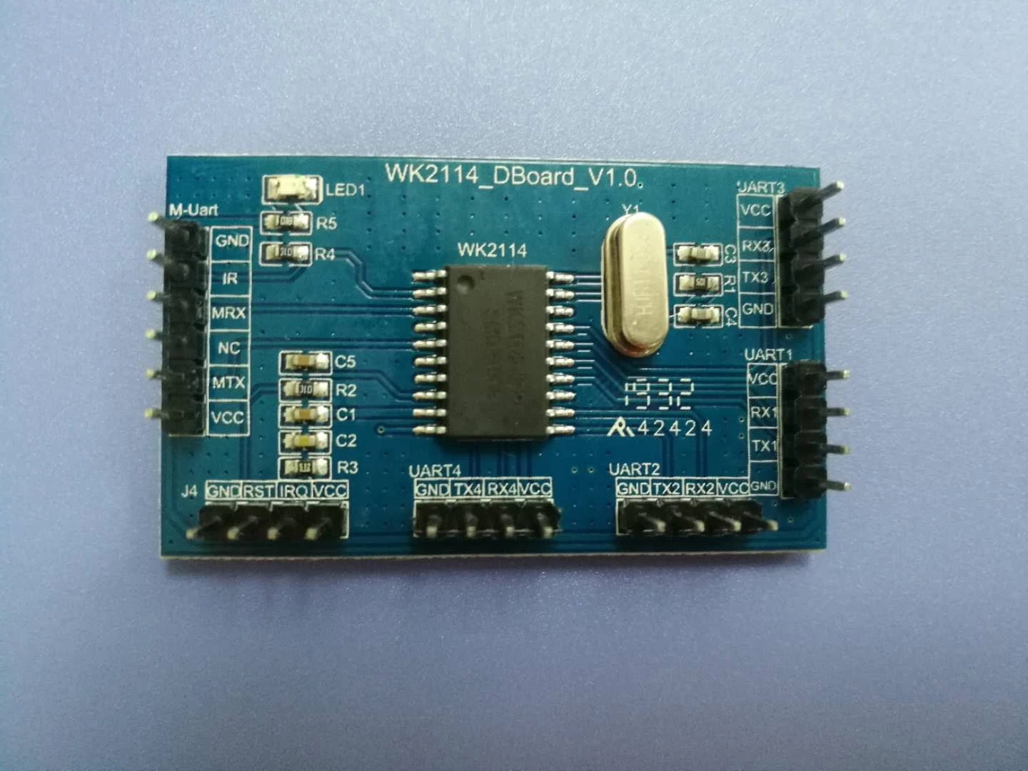 

WK2114 Serial Port Expansion Development Board DEMO 1 Serial Port Expansion 4 Serial Ports