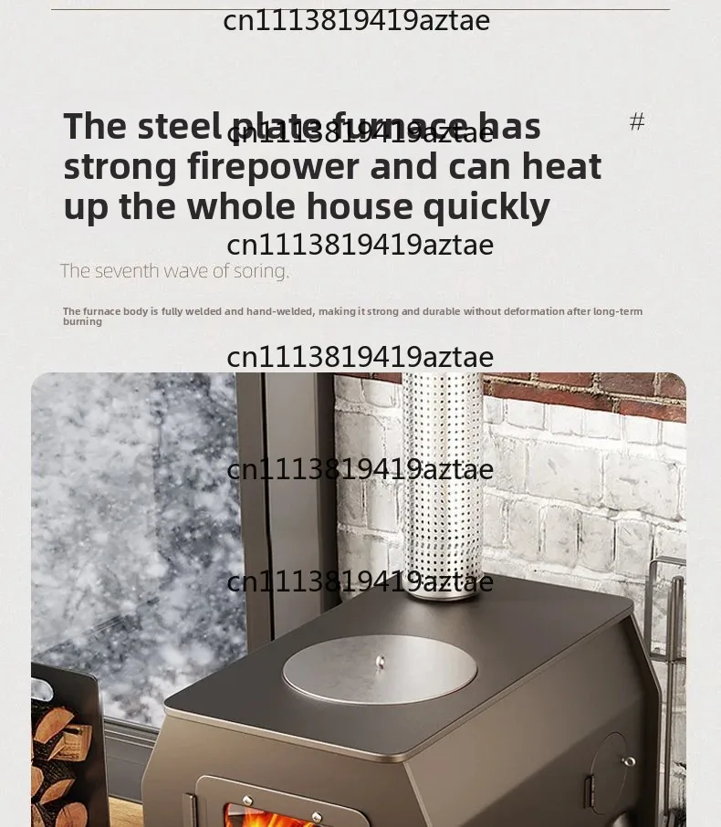 Heating Stove Winter Household Wood Stove Indoor Smokeless Heater Wood and Coal Dual-use Fire Stove