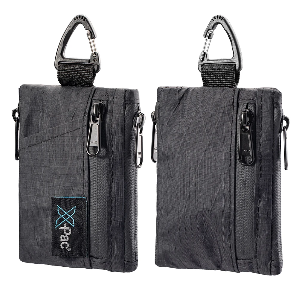 EDC 5-Pocket Multi Pouch X-PAC Geldbörse Kleiner Schlüsselanhänger Münzbeutel mit YKK-Reißverschluss EDC Pocket Organizer Utility Pouch für Karten – Detail 7
