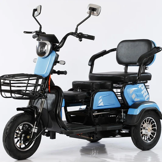 2023 Nieuwe Elektrische Scootmobiel 600W Elektrische Driewieler Lading Driewieler Voor Volwassenen Triciclo Electrico