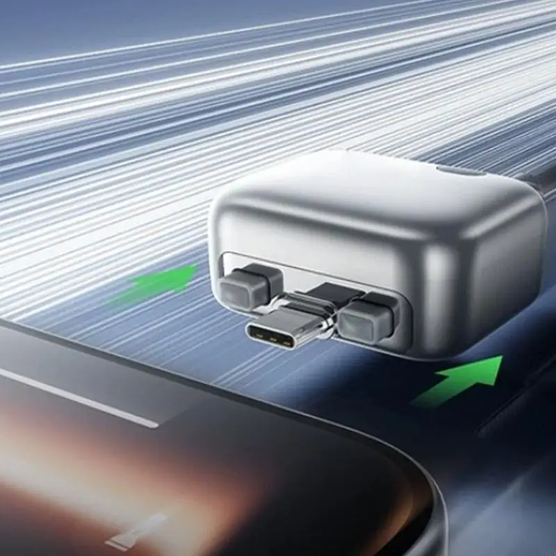 Upgrades Intelligent Disconnects USB C Fast Chargers with Spring Mechanism & Strong Metal Design for Battery Health Prot
