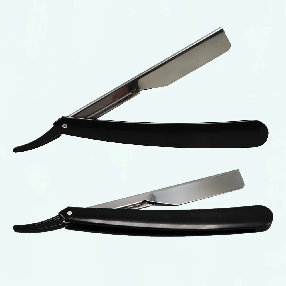 2 Pcs Double Shaving Razor Old Fashioned Hair Razors for Cutting Body Shavers Men
