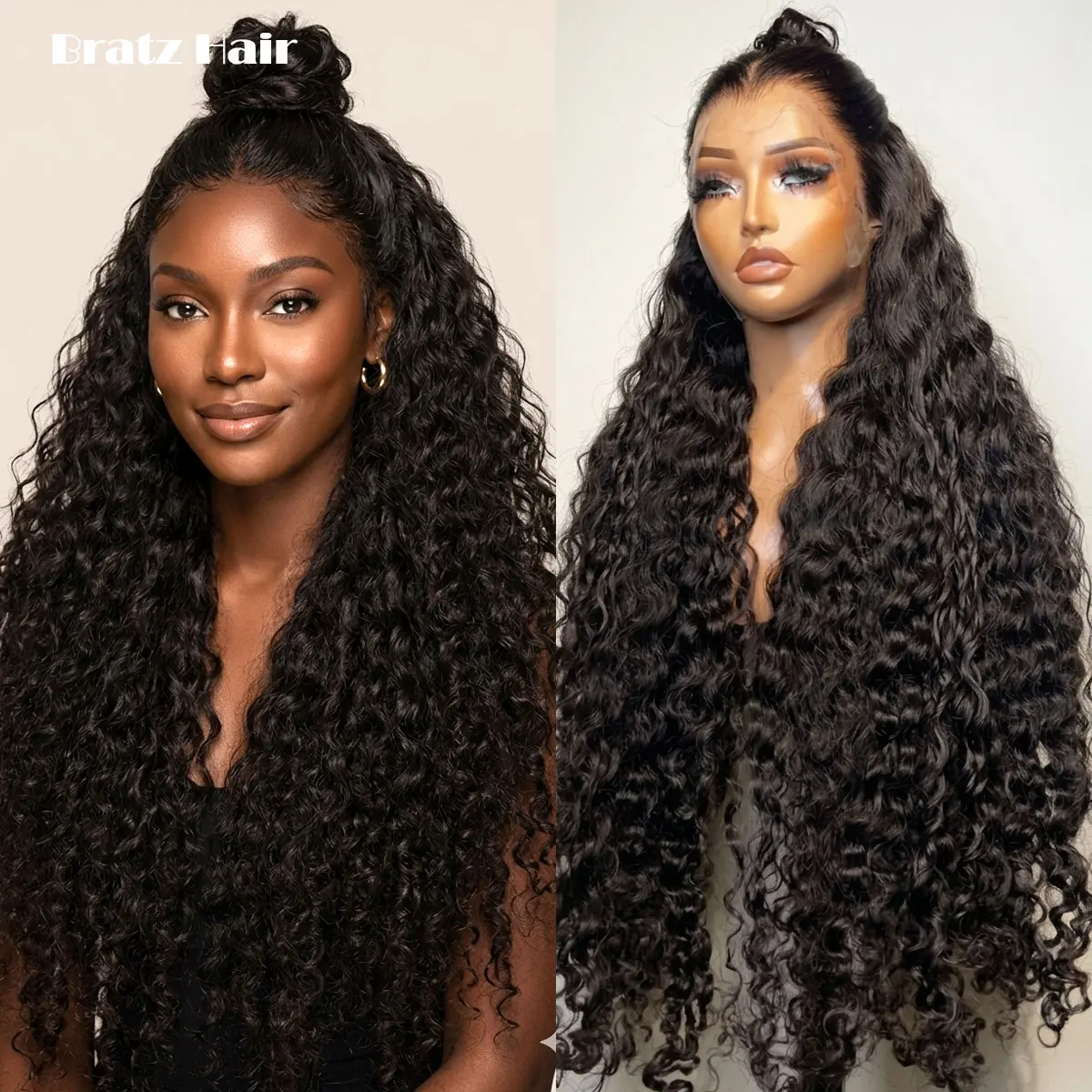 

Парик из натуральных волос 450 HD Lace Front с глубокой волной, 13x6, без клея, для чернокожих женщин, с предварительно выщипанной линией роста волос, HD Lace Front Wigs