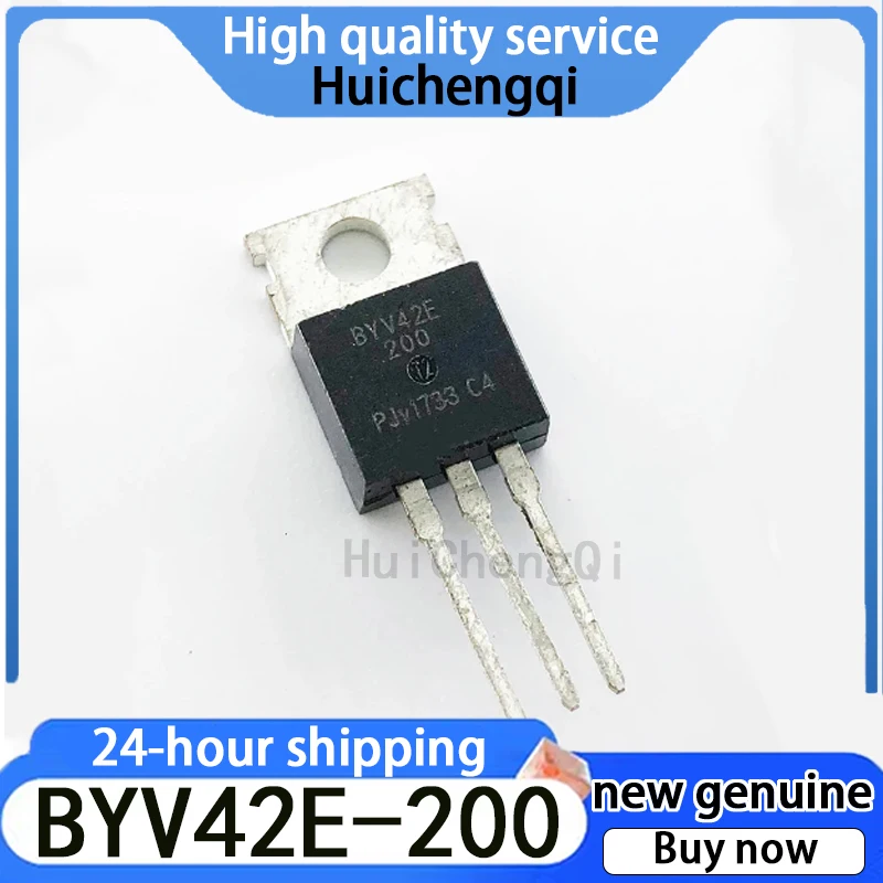 5PCS Original Spot BYV42E-200 TO-220 MOS Field-effect Transistor 200V 30A