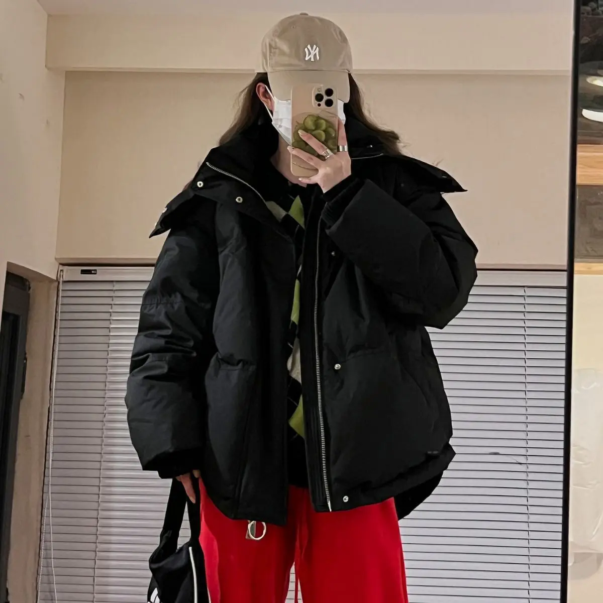 Winter Korean Warm Cotton Padded Jackets Thicken Snow Wear Hooded Parkas Women Windbreaker Oversized 80kg Casual