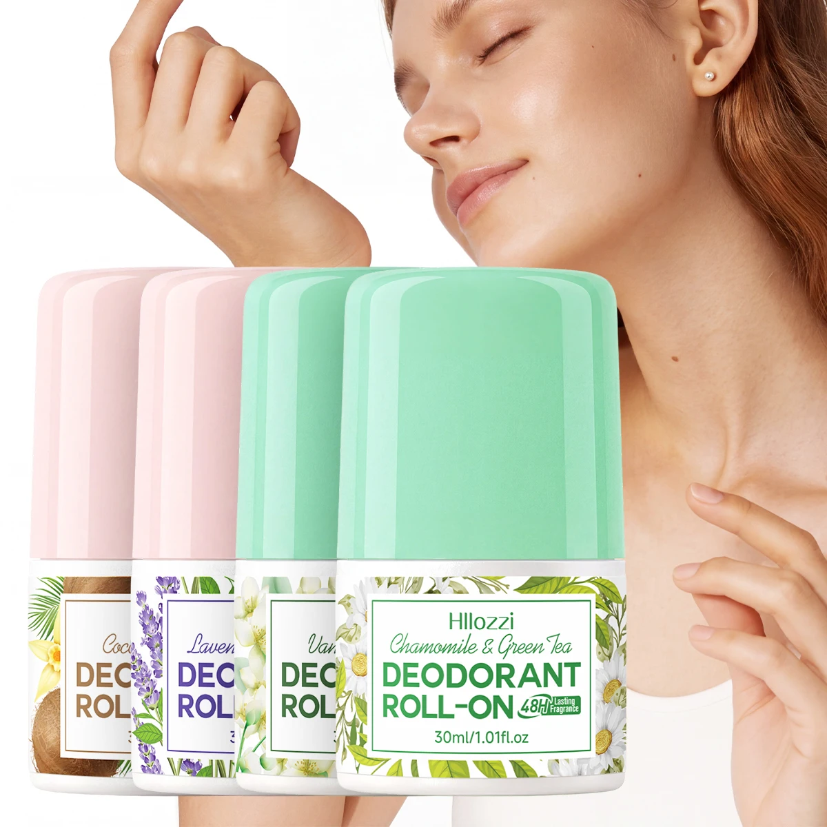 Desodorante para Proteção Diária contra Odor Corporal, Aplicação Suave, Proteção contra Suor e Odor por 48 Horas, Cuidado Gentil com a Pele, Cuidados Pessoais