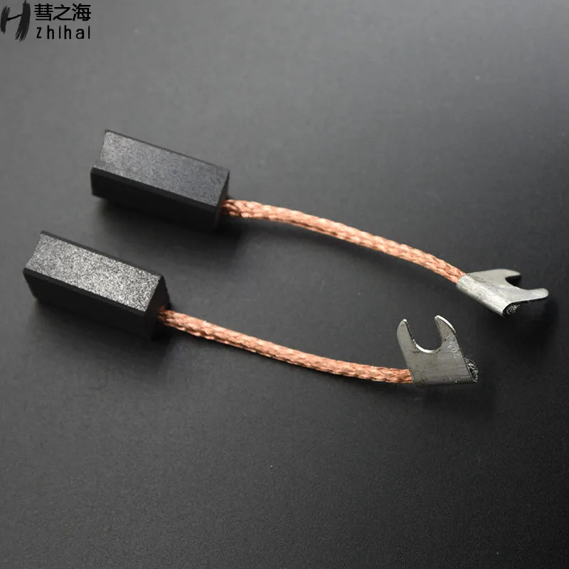 

10PC D374 high carbon carbon brush 9 * 17 * 25 DC motor single wire carbon brush wear resistance can be customized