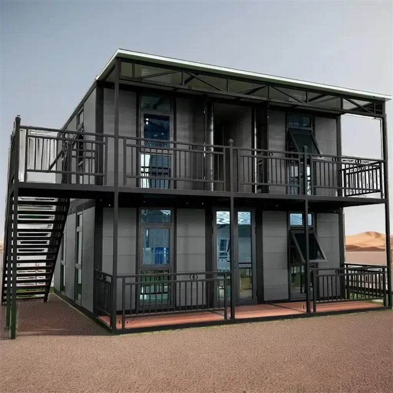 Portable Container Room Quick Installation 20ft 40ft 4-6 Bedrooms Living Home Foldable Prefabricated Expandable Container House