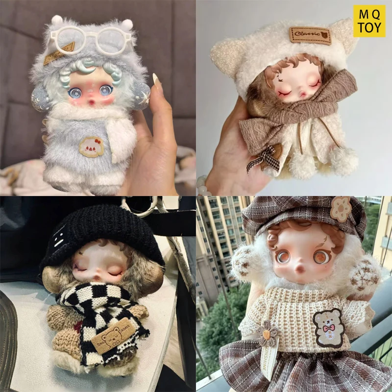 

For Skullpanda V1 V2 Brown Doll 10cm Clothes L'Impressionnisme Series Cute Doll Accessories Clothes Doll Dress-Up Play Costumes