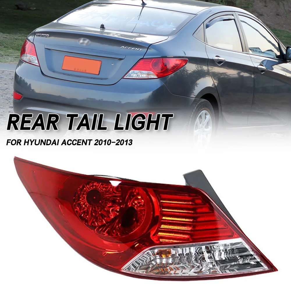 

Левый/правый задний фонарь автомобиля, задний бампер, стоп-сигнал, сигнал поворота, предупреждение для Hyundai Accent 2010 2011 2012 2013