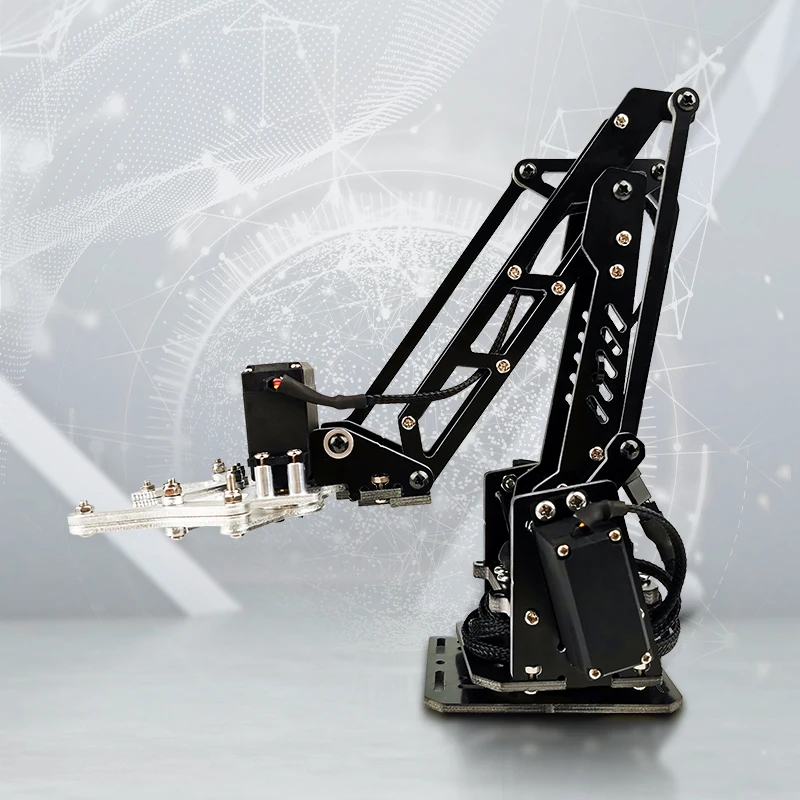 ذراع روبوت كبير 4 Dof مع قاعدة دوارة مؤازرة للقابض لروبوت Arduino STM32 لتقوم بها بنفسك عدة مناور مخلب مشبك روبوت قابل للبرمجة