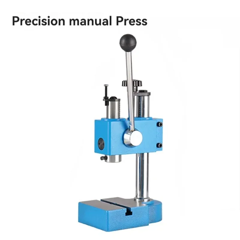 Manual Press Industrial Precision Hand  Shaft Press Desktop Punch  Die Cutting Machine Round Column 0.3A