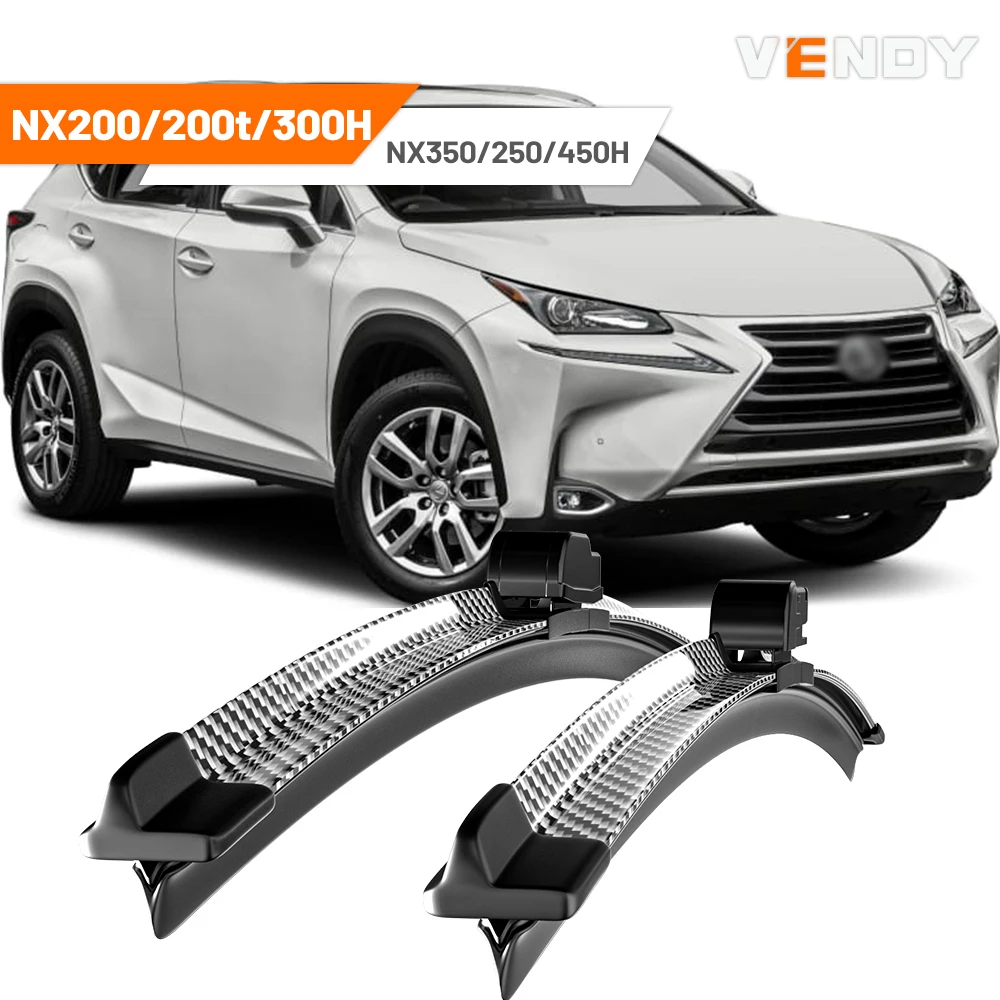 Para lexus nx200 nx200t nx300h nx350 nx250 nx450h 2015-2023 2015 2021 2022 2 pçs lâminas de limpador de pára-brisa dianteiro limpadores de pára-brisas