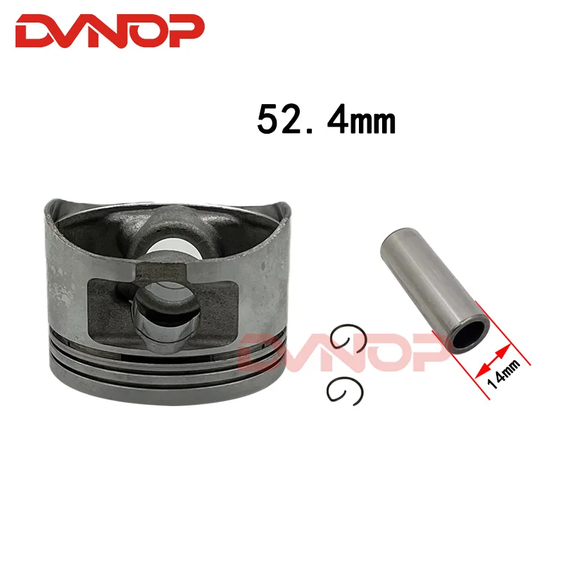 Scooter piston Kit For Honda Sh Ses Dylan PS125 SH125 Nes Pes 125cc 12100-KGF-910 52.4mm 14mm pin 4 Stroke