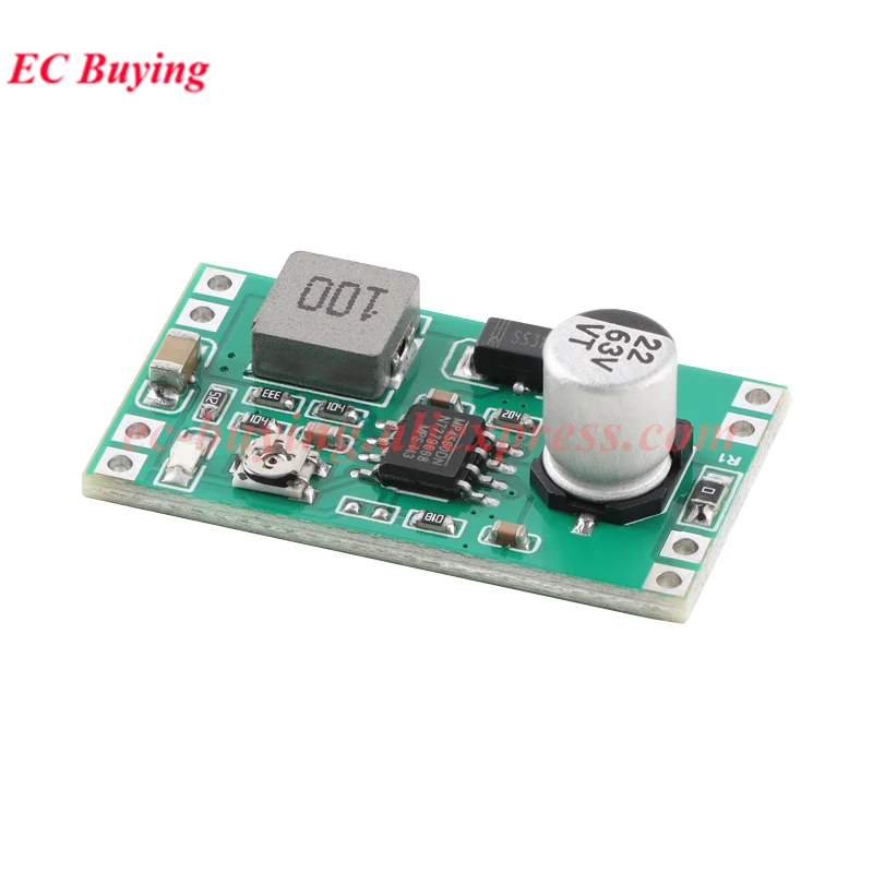 20Pcs/1pc 2A DC-DC MP4560 Step-down Stabilized Voltage Power Supply Module Output 8～55V to 12V 9V 5V 3V Adjustable Buck Board