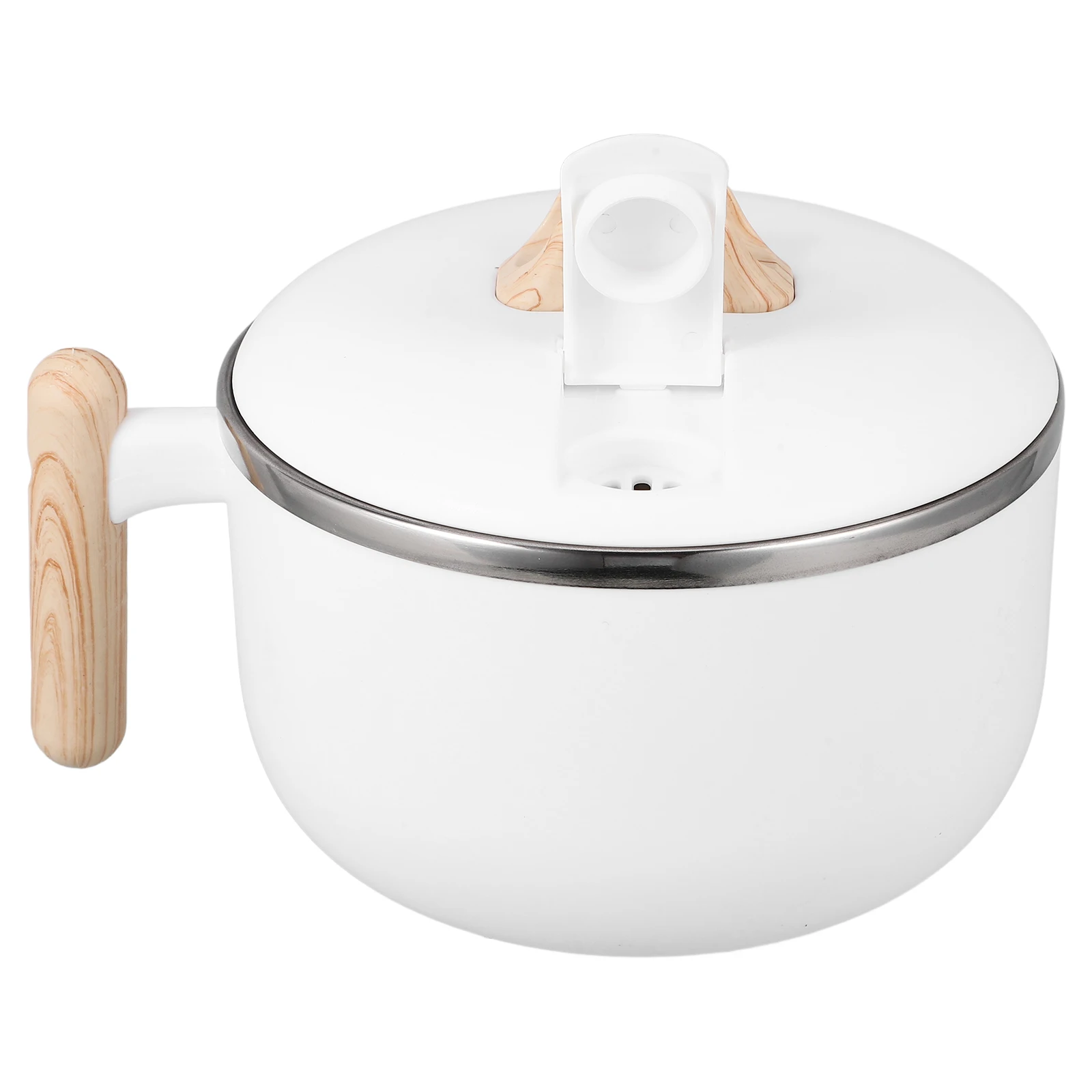 

Portable 1200Ml Ramen Bowl Stainless Steel Bowl With Handle Anti-Scald Lidded Design Microwave Safe Food Container